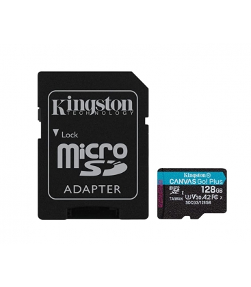 SDXC Card Micro 128GB Kingston UHS-I U3 Canvas Go! Plus