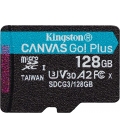 SDXC Card Micro 128GB Kingston UHS-I U3 Canvas Go! Plus