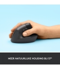 Logitech Lift Vertical Ergonomic Zwart Retail Wireless