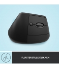Logitech Lift Vertical Ergonomic Zwart Retail Wireless