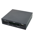 3,5" LogiLink All-in-One Zwart Plastic USB 2.0