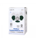 Stekkerdoos 3st incl. Afstandsbediening Outdoor Logilink