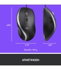 Logitech M500s Optical USB Zwart Retail
