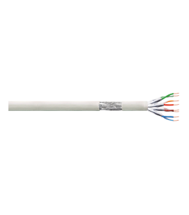 Cat6 Patch 100m. S/FTP Grijs LogiLink AWG27 Cu