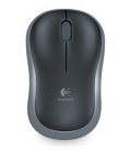 Logitech M185 Optical USB Zwart-Zilver Retail Wireless