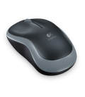 Logitech M185 Optical USB Zwart-Zilver Retail Wireless