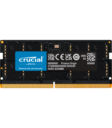 SODIMM 8GB DDR5/4800 CL40 Crucial
