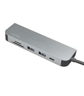 Docking Station Logilink USB-C, 60W, 4K, 6 Port