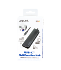 Docking Station Logilink USB-C, 60W, 4K, 6 Port