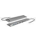 Docking Station Logilink USB-C, 100W, 4K, 11 Port