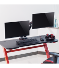 Desk Mount Gaming Dual LogiLink 17"-27" USB Hub