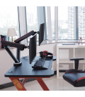 Desk Mount Gaming Dual LogiLink 17"-27" USB Hub