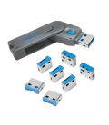 LogiLink USB-poortslot 8 stuks incl.1 sleutel