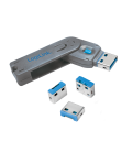 LogiLink USB-poortslot 4 stuks incl.1 sleutel