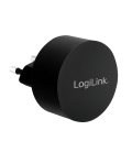 Lader 230V 2xUSB-A 10,5W LogiLink Zwart