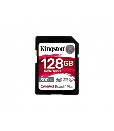 SDXC Card 128GB Kingston U3 V90 Canvas React Plus