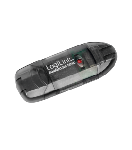 USB2.0 LogiLink Micro-SD / SDHC / MMC / RS-MMC Zwart