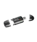 USB2.0 LogiLink Micro-SD / SDHC / MMC / RS-MMC Zwart