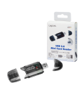 USB2.0 LogiLink Micro-SD / SDHC / MMC / RS-MMC Zwart