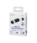 USB2.0 LogiLink Micro-SD / SDHC / MMC / RS-MMC Zwart