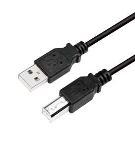 USB 2.0 A --> B 3.00m LogiLink Zwart