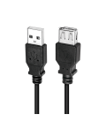 USB 2.0 A --> A 3.00m Verlenging LogiLink Zwart
