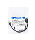 USB 2.0 C  USB-A 1.00m LogiLink Zwart