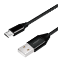 USB 2.0 A  Micro B 1.00m LogiLink Zwart