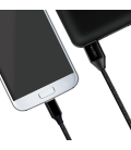 USB 2.0 A  Micro B 1.00m LogiLink Zwart