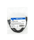 USB 2.0 A  Micro B 1.00m LogiLink Zwart