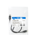 USB 2.0 C  USB-C 0.30m LogiLink Zwart