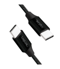 USB 2.0 C  USB-C 1.00m LogiLink Zwart