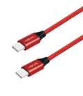 USB 2.0 C  USB-C 1.00m LogiLink Rood