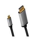 USB 3.2 Gen1 C --> DP 1.80m LogiLink 4K