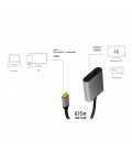 USB 3.2 Gen1 C --> DP(F) 0.15m LogiLink 4K