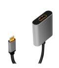 USB 3.2 Gen1 C --> HDMI(F) 0.15m LogiLink 4K
