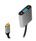 USB 3.2 Gen1 C --> VGA(F) 0.15m LogiLink 1080p