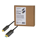 USB 3.2 Gen2 C --> HDMI 15.00m LogiLink 4K Zwart