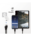 Lader 230V 2xUSB-A 12W LogiLink Wit