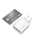 Lader 230V 4xUSB-A 24W LogiLink Wit