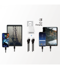 Lader 230V 4xUSB-A 24W LogiLink Wit