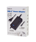 Lader 230V 1xUSB-C 100W+1xUSB-A 12W LogiLink Zwart
