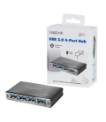 LogiLink 4 Port, USB-A 3.0 actief