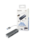 LogiLink 3 Port, USB-A --> USB-A 3.0 + cardreader