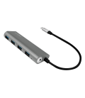 LogiLink 4 Port, USB-C --> USB-A 3.0 Passief