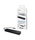 LogiLink 3 Port, USB-C --> USB-A 3.0 + Netwerkadapter