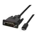 USB-C 3.2 (M) --> DVI (M) 1.80m LogiLink