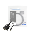 USB-C 3.2 (M) --> DVI (M) 1.80m LogiLink