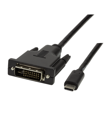 USB-C 3.2 (M) --> DVI (M) 3.00m LogiLink