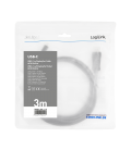 USB-C 3.2 (M) --> Displayport (M) 3.00m LogiLink